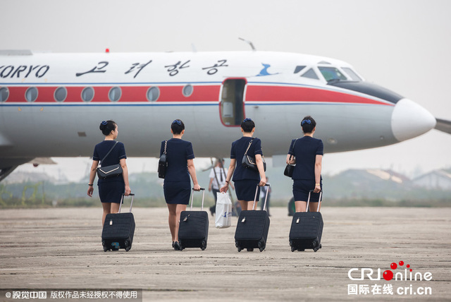 中國攝影師體驗高麗航空飛行 揭秘朝鮮飛機內景