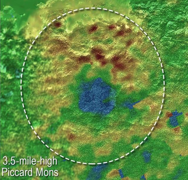 NASA發佈冥王星彩色效果圖像 宛如迷幻世界