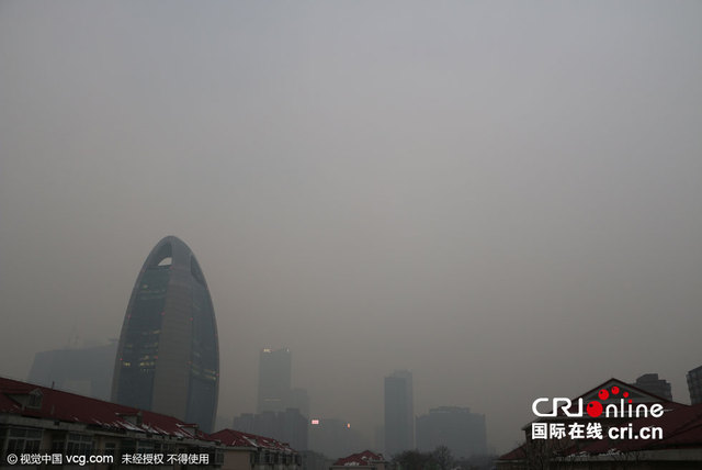 北京再次遭遇持續多日霧霾天氣