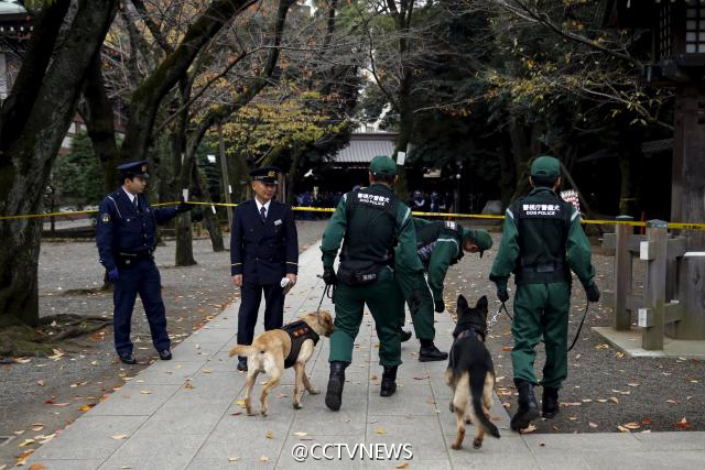 日本警方就靖國神社爆炸案向一韓國男子發佈逮捕令