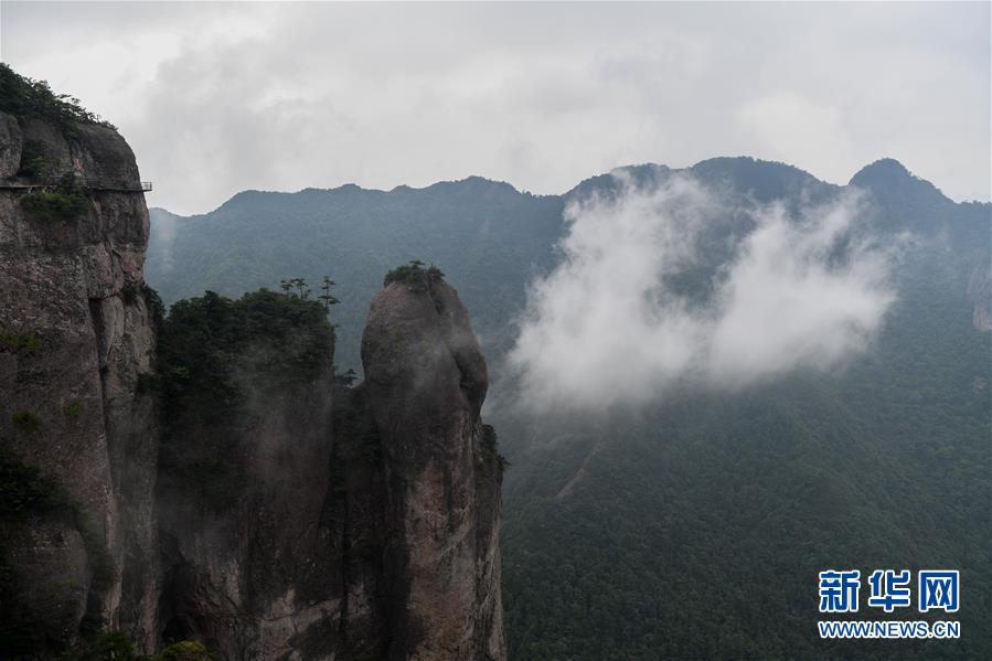 浙江神仙居：雲霧繚繞 宛若仙境