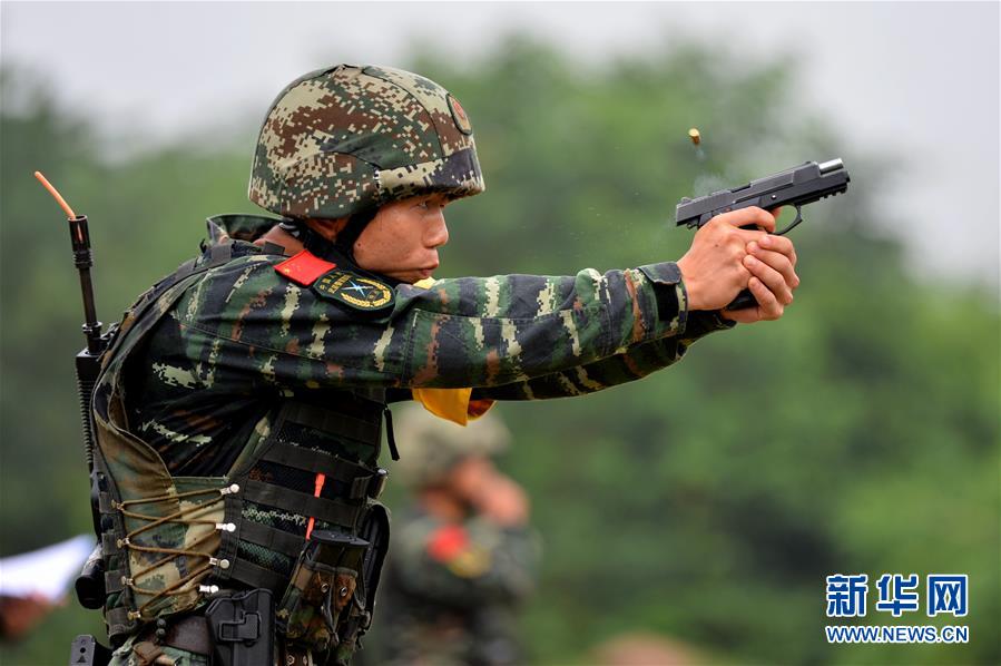 重慶武警特戰精英大比拼