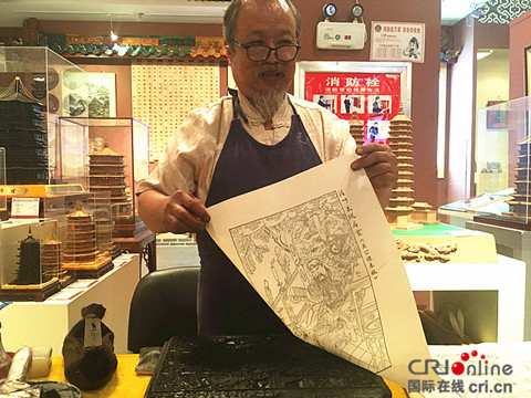 吳百鎖：為傳承絳州木版年畫上下求索