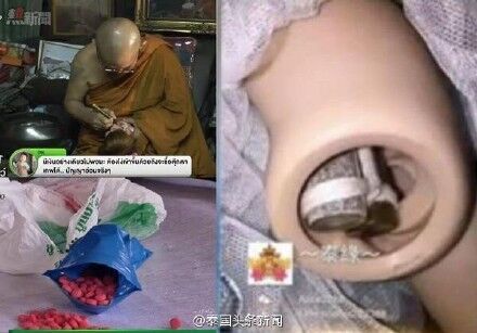 泰媒：中國人將裝有不明來歷骨灰鬼娃帶回國 盼財源滾滾