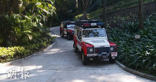 香港一山頂發現戰時炸彈 警方到場引爆（圖）