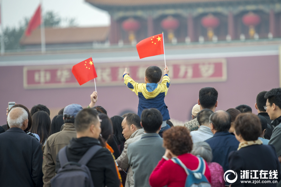 北京：花團錦簇 喜迎十九大