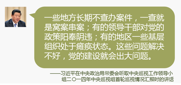 首次公開的習近平從嚴治黨語錄⑥:出事把挑子撂給紀委不行