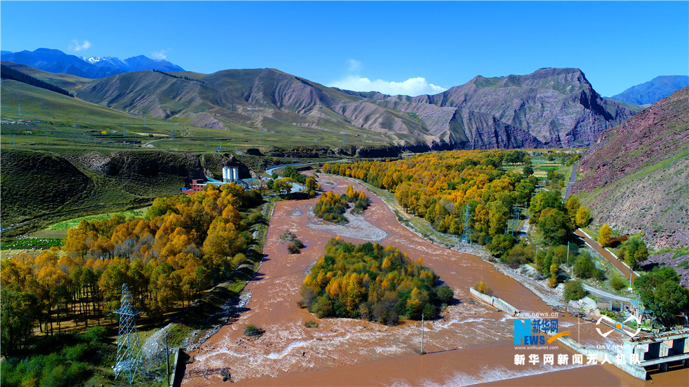 俯瞰祁連縣：層林盡染 高原秋景惹人醉