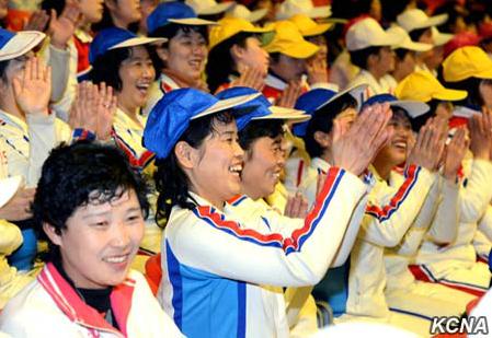 朝鮮舉行全國家庭婦女運動會 紀念國際婦女節(圖)