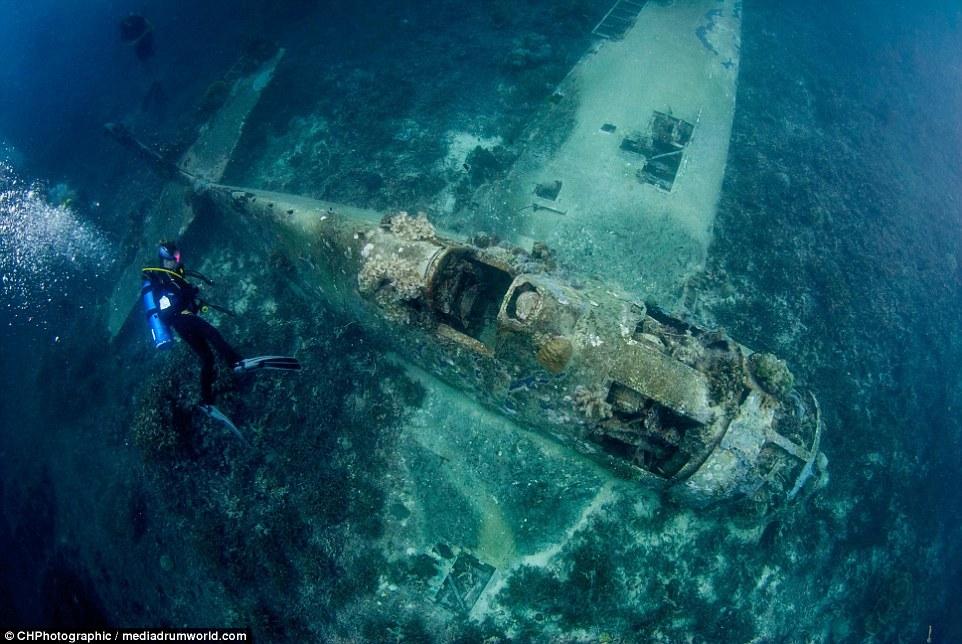 南太平洋海底發現二戰軍機