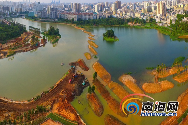 還未審核【焦點圖】【即時快訊】海口速度：美舍河鳳翔濕地公園7個月“成長記”