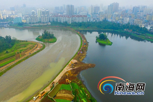 還未審核【焦點圖】【即時快訊】海口速度：美舍河鳳翔濕地公園7個月“成長記”