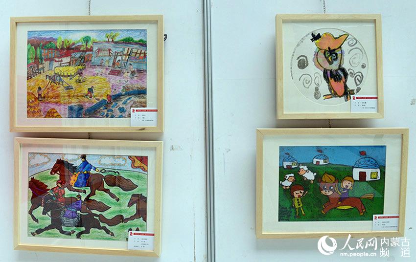 “蒙古娃”少兒美術作品展走進上海美術館