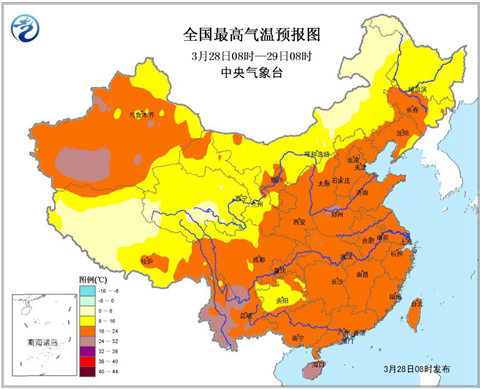 北方多地氣溫將創今年來新高 南方迎中到大雨