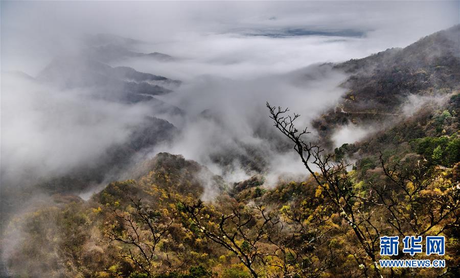 雲霧繚繞南宮山