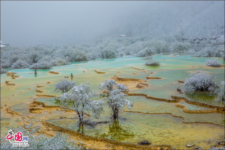 醉美之冬 漫遊在黃龍的冰雪童話仙境