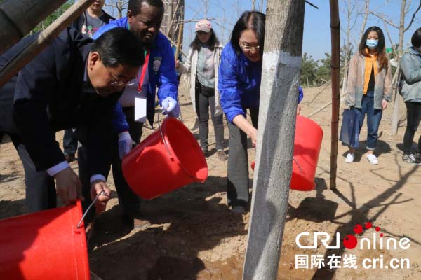 2016"北京國際友好林"植樹活動在昌平舉行