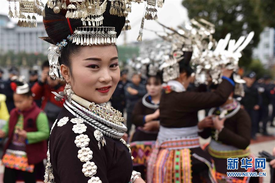 貴州丹寨：祭尤節上的多彩苗族盛裝