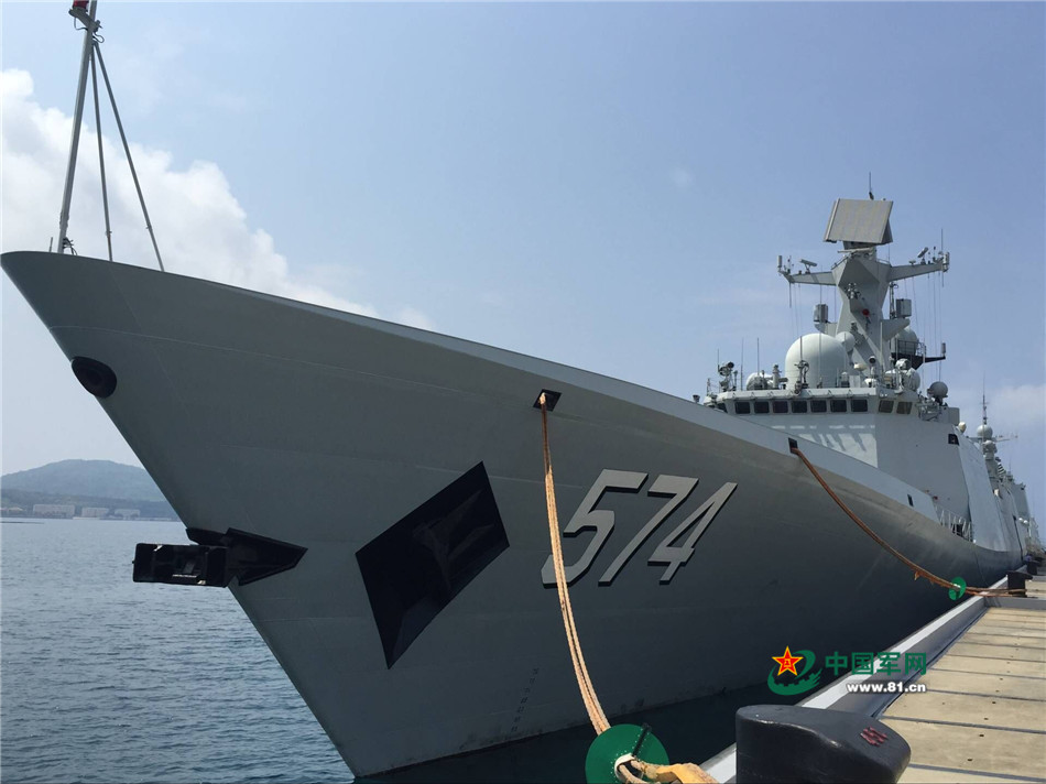 南海艦隊戰備巡邏遠海實兵對抗訓練編隊起航