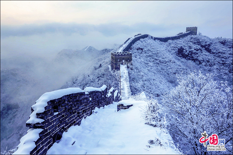 金山嶺長城：等雪來