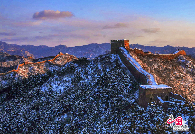 金山嶺長城：等雪來