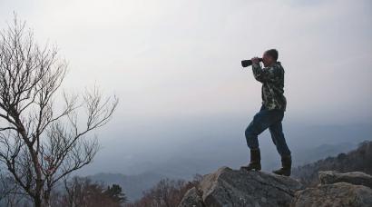 【白山松水（標題）】大山之巔的林場瞭望員