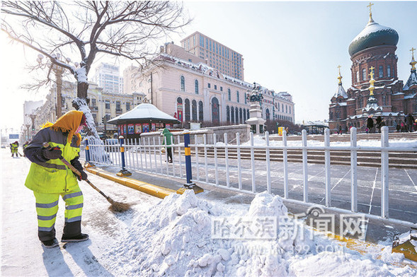 【龍江要聞】哈市出動六萬餘人次打贏今冬以來最大清冰雪“戰役”