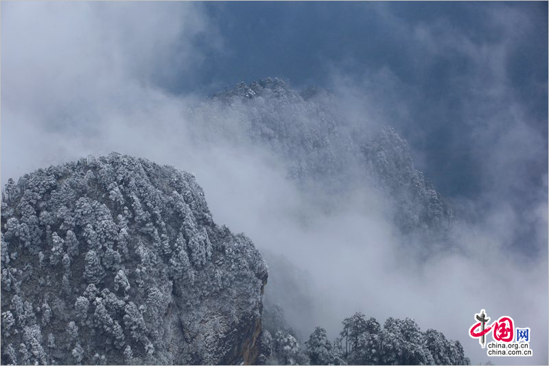 雪域盛景迎賓客 峨眉山冰雪溫泉節大幕拉開