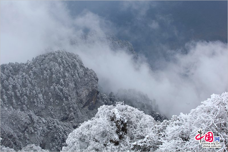 雪域盛景迎賓客 峨眉山冰雪溫泉節大幕拉開