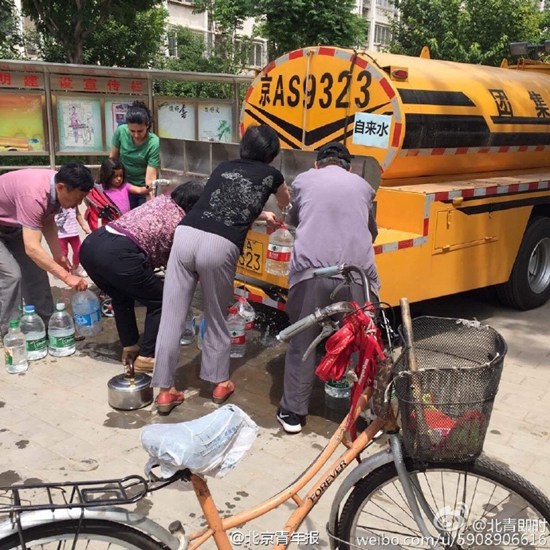 北京回龍觀局部自來水異常 官方：由中水污染造成(圖)