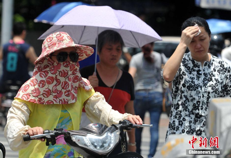 “火爐”福州迎來高溫天氣 最高達38℃