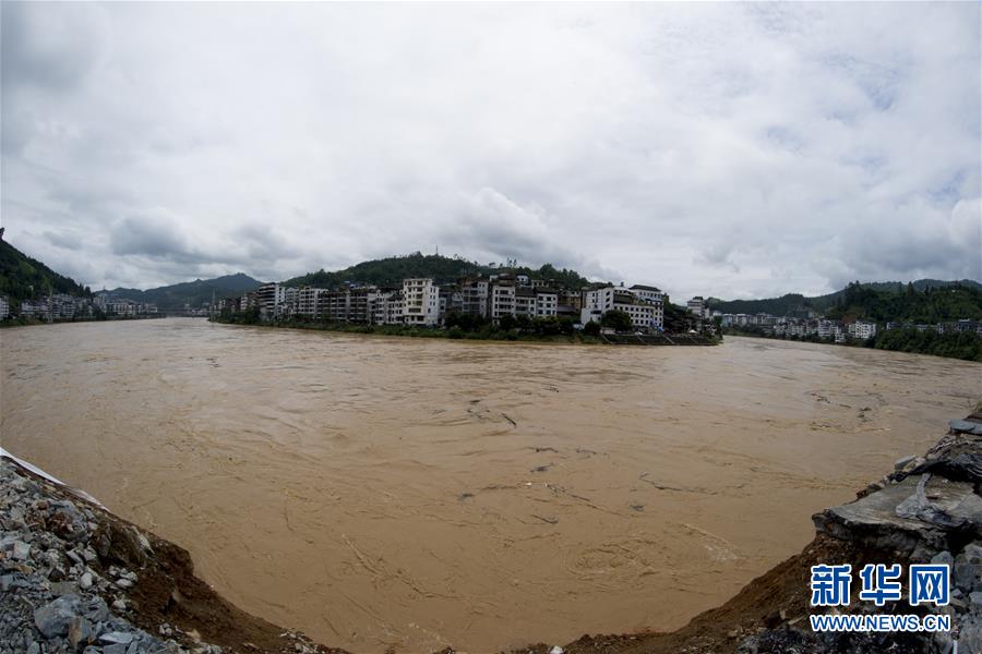 貴州從江遭暴雨襲擊引發洪災