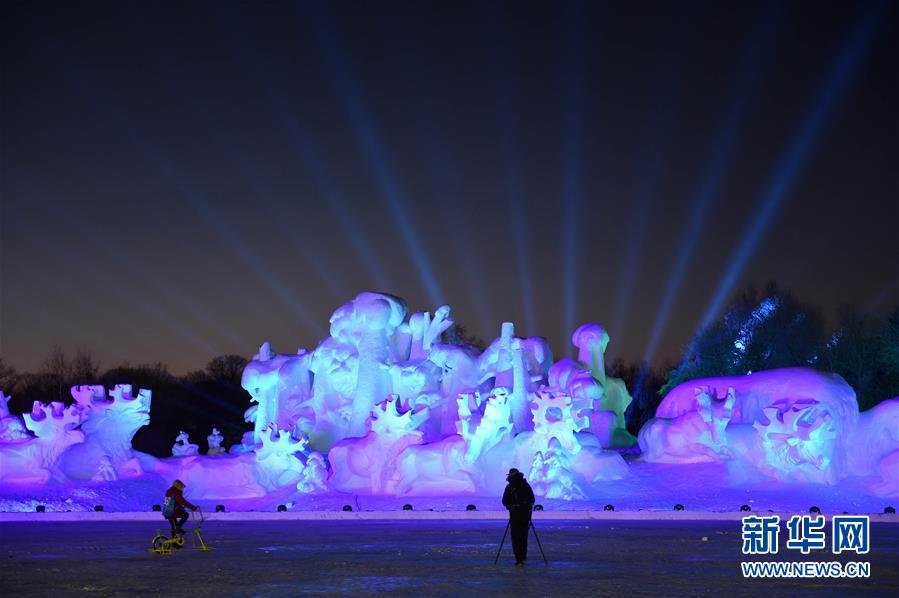 幻影雪秀“添彩”哈爾濱雪博會