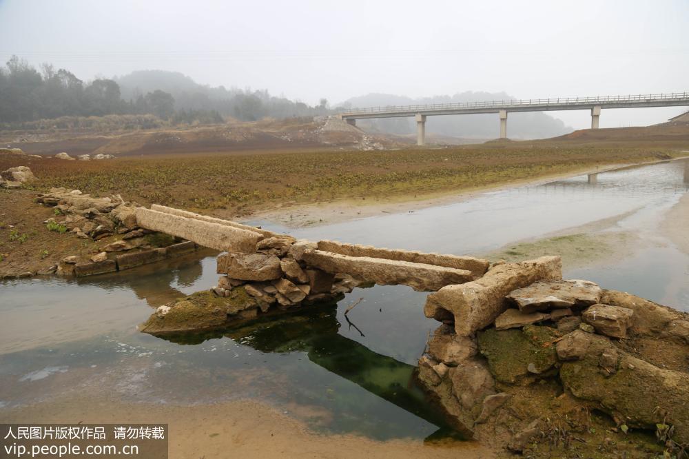 江西蒙山銀礦水下古遺址重見天日