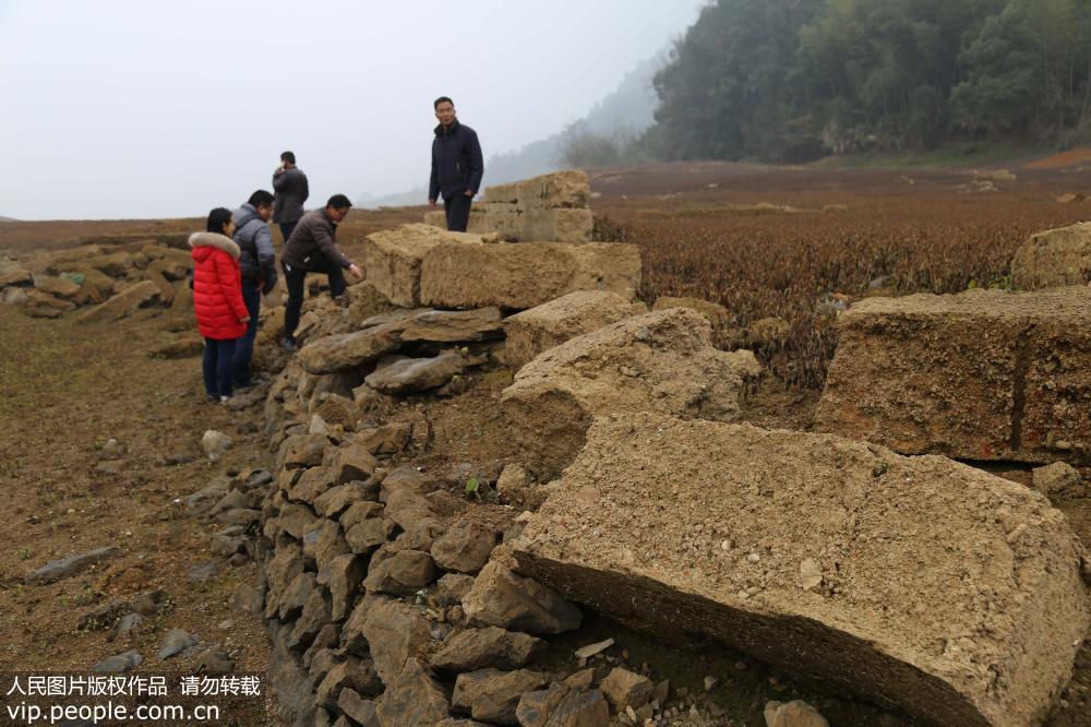 江西蒙山銀礦水下古遺址重見天日