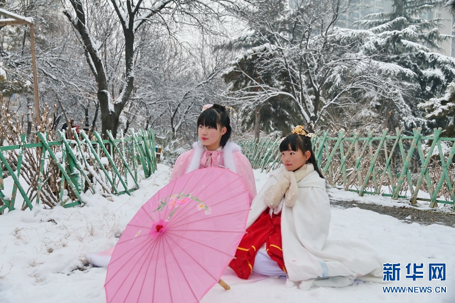 洛陽：一場雪，歡樂一座城