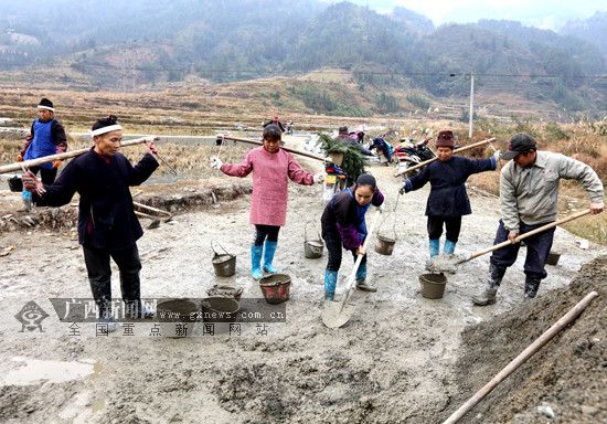 [園區建設-圖文]三江：群眾冬修水利備耕忙(圖)