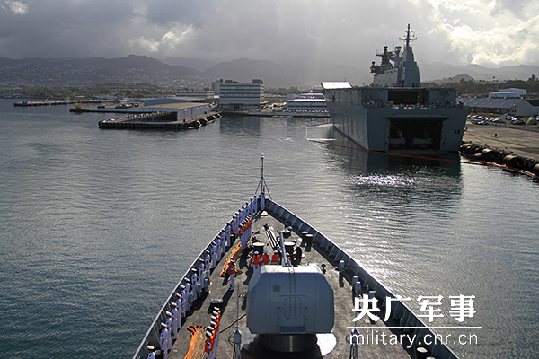 環太軍演各國戰艦已陸續抵達