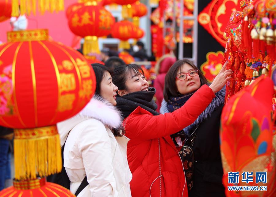 河北石家莊年俗文化節開幕