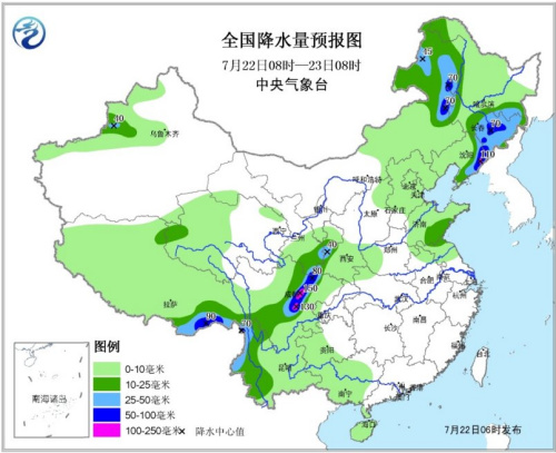 南方高溫範圍逐漸擴大 東北地區局部有大或暴雨