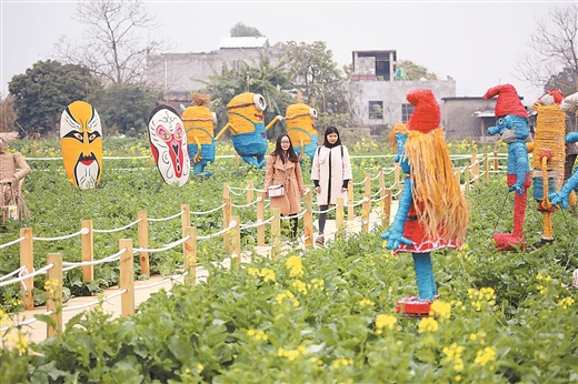 【旅遊文體】萬畝綠廊疊翠 十里花香迎賓