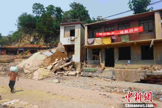 訪河北井陘重災區：河道處房屋損毀嚴重 村民開啟家園重建路