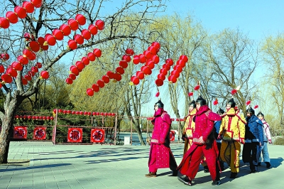 圓明園舉辦皇家巡遊活動