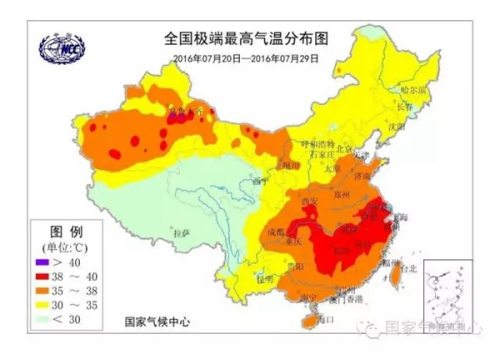 22省遇高溫持久戰 颱風將驅散南方高溫(圖)