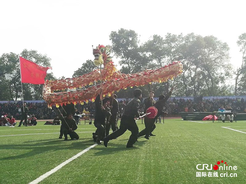 【已過審】【焦點圖】【八桂大地、八桂大地-賀州】【旅遊文體】【移動端】富川上演中國-東盟國際龍獅爭霸賽