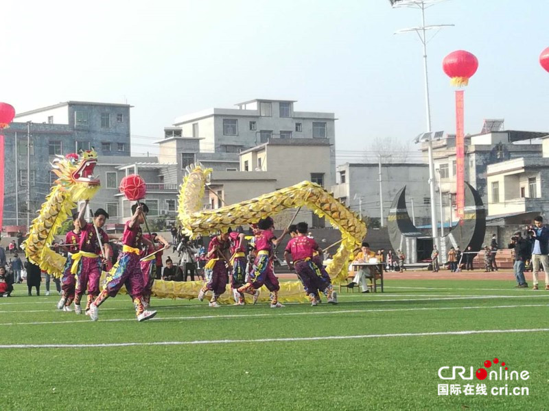 【已過審】【焦點圖】【八桂大地、八桂大地-賀州】【旅遊文體】【移動端】富川上演中國-東盟國際龍獅爭霸賽