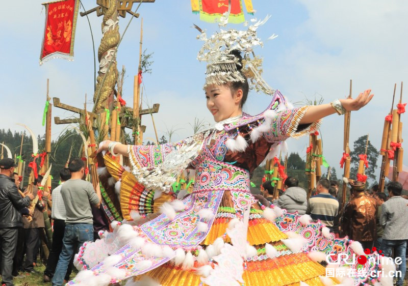 【已過審】【焦點圖】【移動端】【旅遊文體】【八桂大地、八桂大地-柳州】柳州安太鄉舉行“十三坡”民俗活動