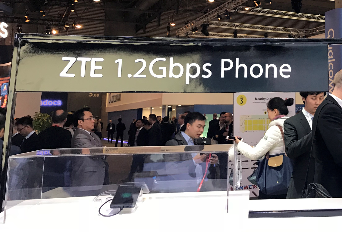 中興終端攜5G創新科技亮相MWC2018