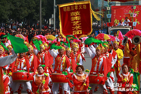 陜西鄠邑舞出新時代 “鼓舞之鄉”熱鬧過大年