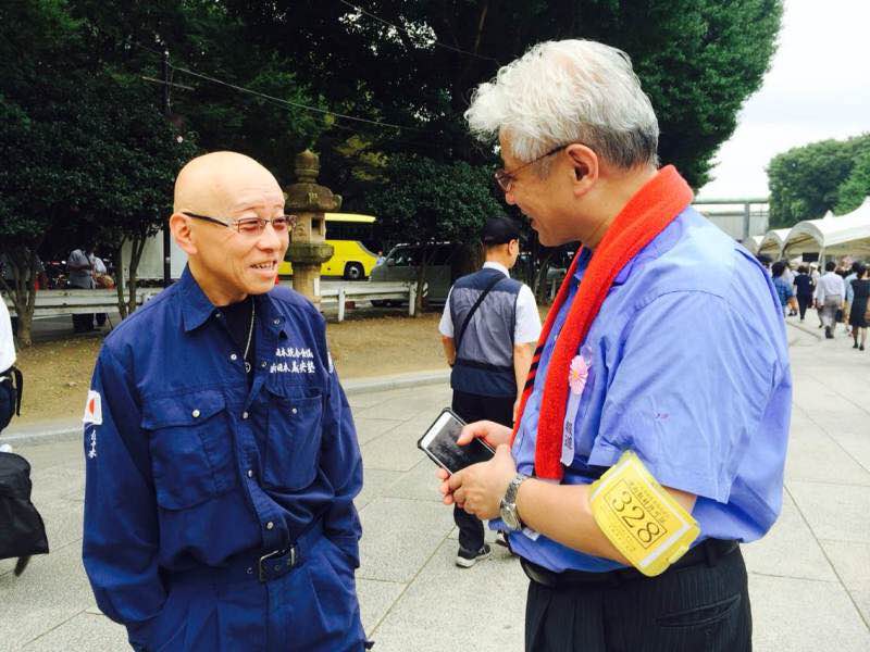 日本右翼民族派團體頭目：中國太大日本太小 兩國不能打仗！